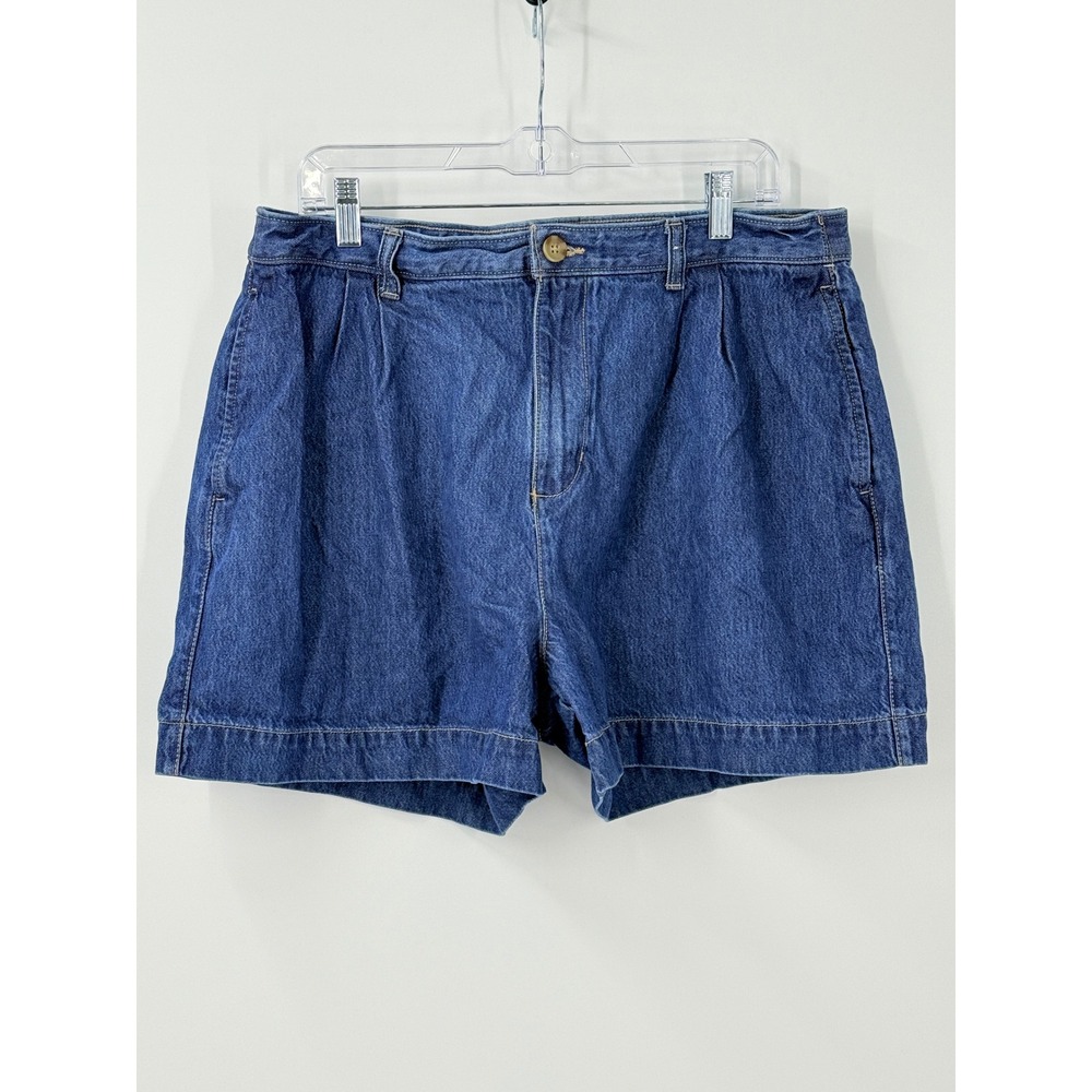 Old Navy OG Chino Extra High Rise Denim Jean Shorts Womens sz L casual vacation